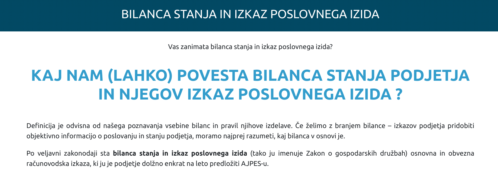 bilanca stanja - 8 copywriting trikov