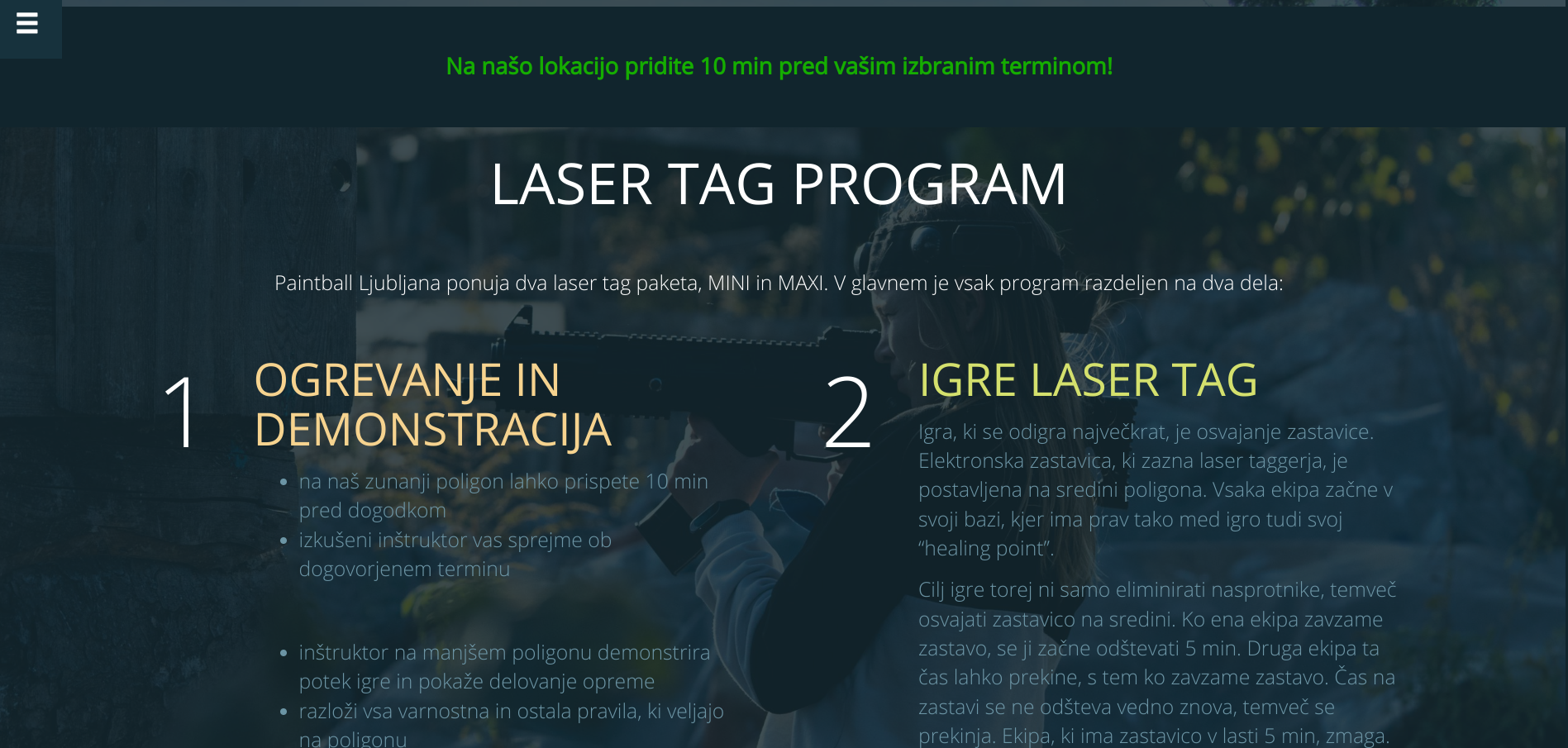 laser tag - 8 copywriting trikov